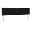 vidaXL Bett Kopfteil Hellgrau 180 cm Samt Bild 4