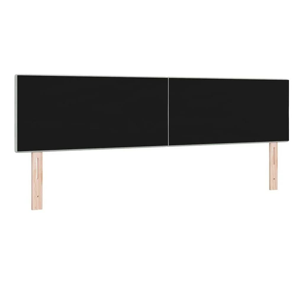 vidaXL Bett Kopfteil Hellgrau 180 cm Samt - Bild 4