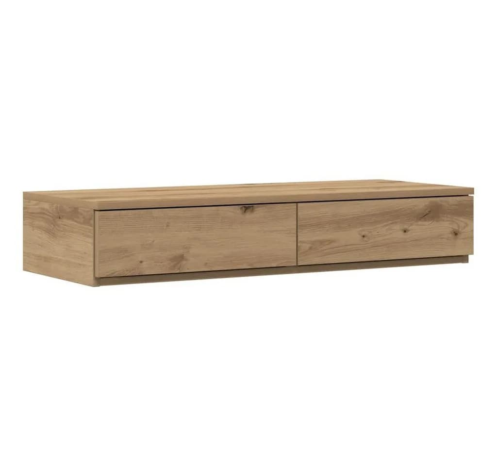 vidaXL Nachttisch Bettschubladen Artisan-Eiche Holzwerkstoff - Bild 2
