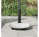 vidaXL Sonnenschirmständer 21kg Beton Hellgrau mit Rollen Bild 4