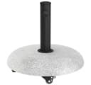 vidaXL Sonnenschirmständer 21kg Beton Hellgrau mit Rollen Bild 5