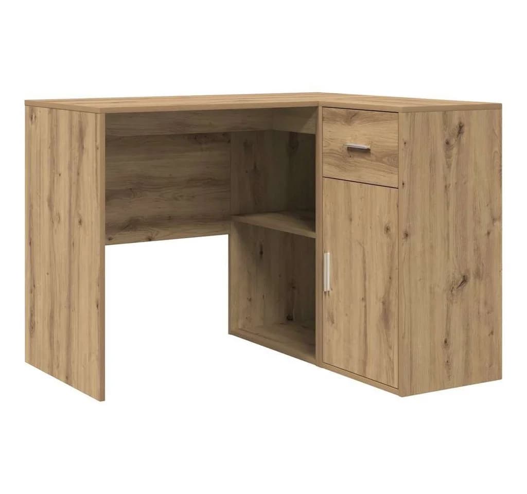 vidaXL Eckschreibtisch Artisan-Eiche mit Stauraum - Bild 2