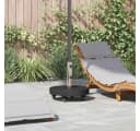 vidaXL Sonnenschirmständer 30kg Schwarz Granit Edelstahl Rollbar Bild 1