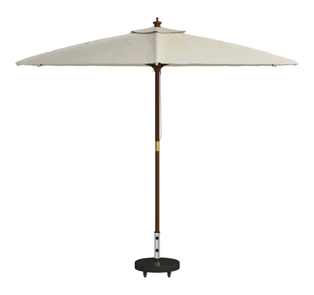 vidaXL Sonnenschirmständer 30kg Schwarz Granit Edelstahl Rollbar - Bild 3