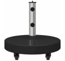 vidaXL Sonnenschirmständer 30kg Schwarz Granit Edelstahl Rollbar Bild 5