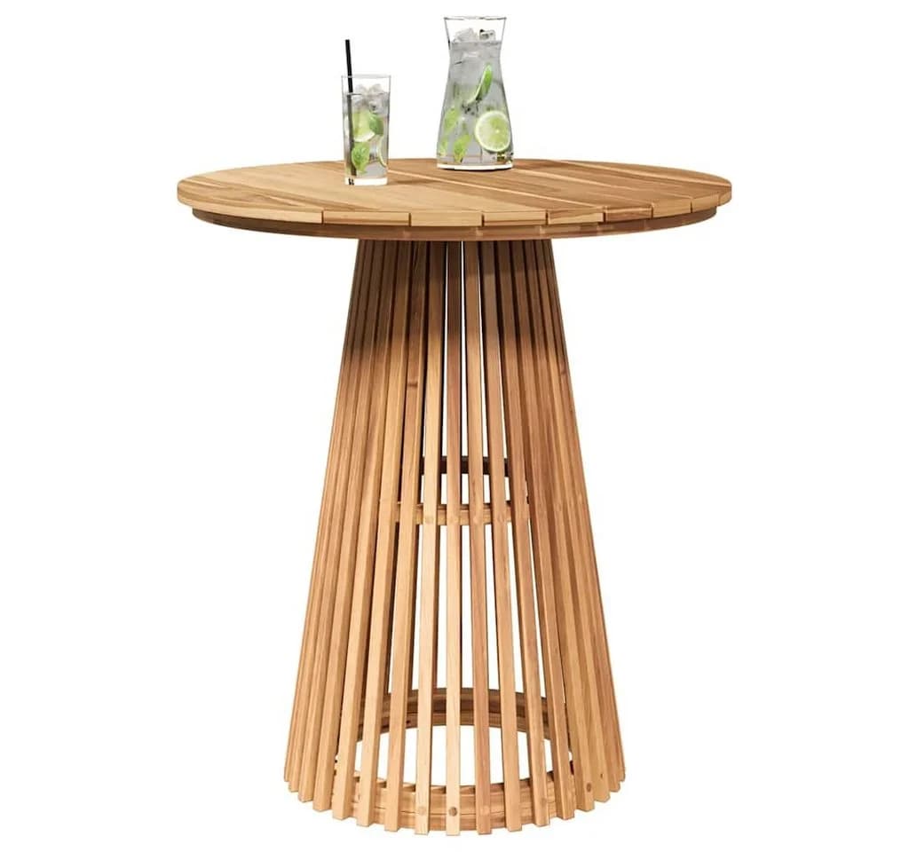 vidaXL Gartentisch Beistelltisch Braun Massivholz - Bild 3