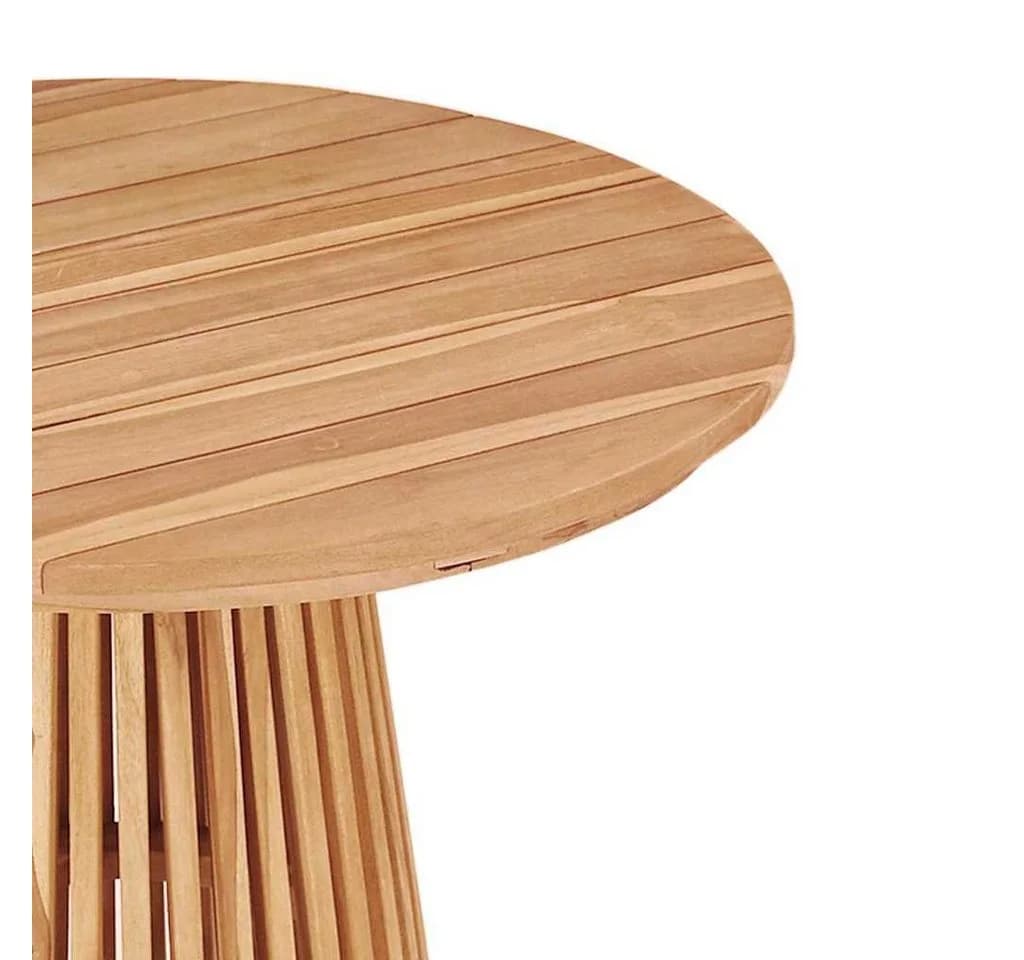 vidaXL Gartentisch Beistelltisch Braun Massivholz - Bild 5