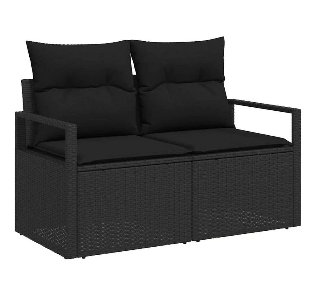 vidaXL Garten-Sofa Poly-Rattan Modular mit Kissen - Bild 2