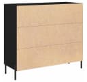 vidaXL Sideboard Schwarz Eichen-Optik Holzwerkstoff Bild 5