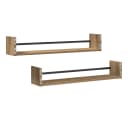 vidaXL Wandregal 2-tlg. Artisan-Eiche Modern Industrial Bild 5