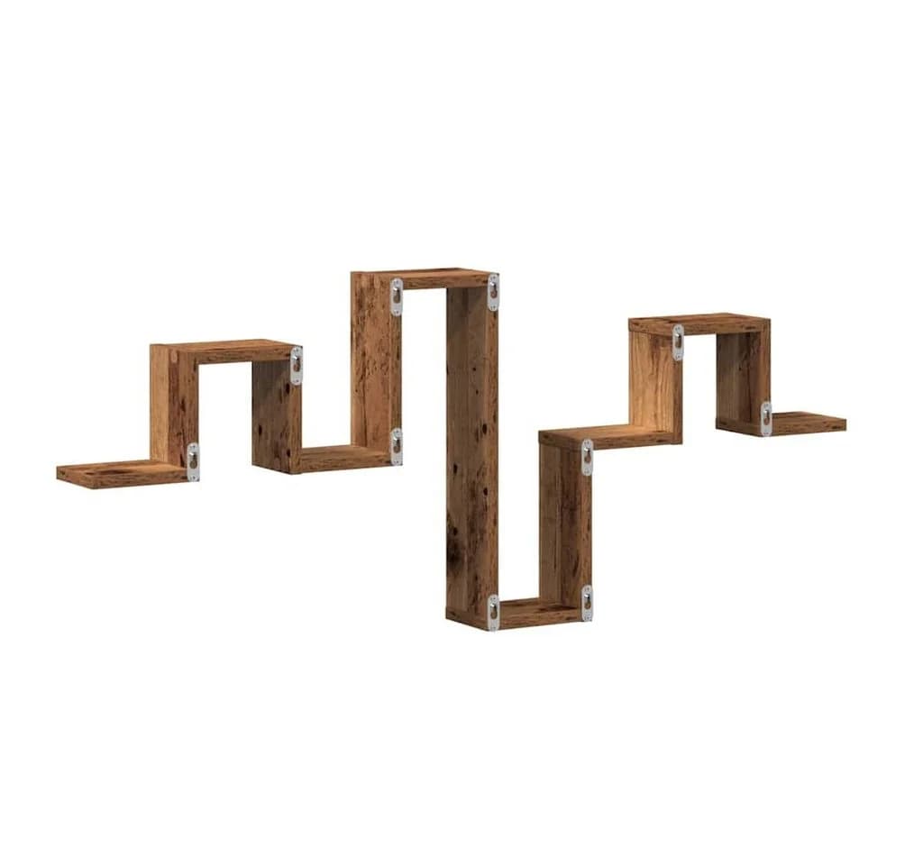 vidaXL Wandregal Altholz 104,5x43x10 cm Holzwerkstoff - Bild 5