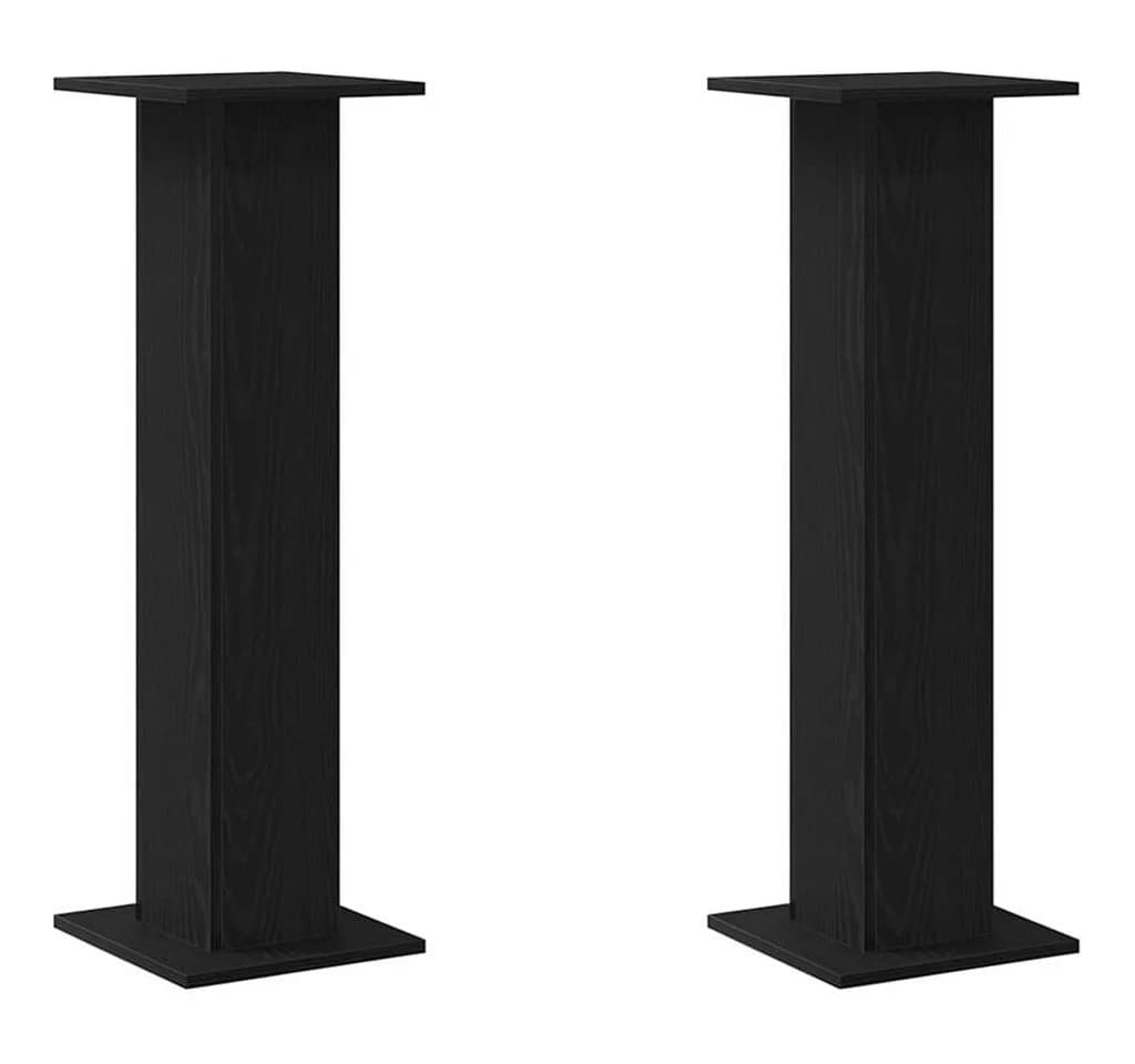 VIDAXL Blumenständer Schwarze Eiche Holzwerkstoff Rechteckig - Bild 2