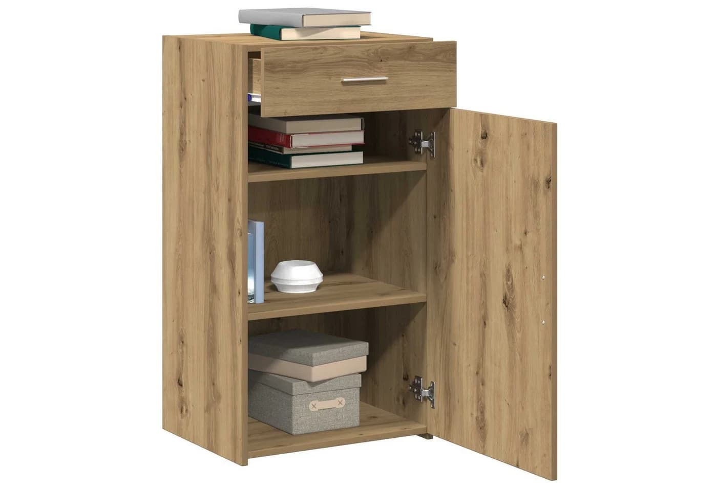 vidaXL Sideboard Artisan-Eiche Modern Holzwerkstoff - Bild 3