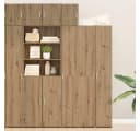 vidaXL Hängeschrank Wandschrank Artisan-Eiche Modern Bild 1