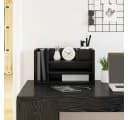 vidaXL Schreibtisch Organizer Schwarz Eichen-Optik Holzwerkstoff Bild 1