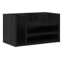 vidaXL Schreibtisch Organizer Schwarz Eichen-Optik Holzwerkstoff Bild 2