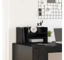 vidaXL Schreibtisch Organizer Schwarz Eichen-Optik Holzwerkstoff Bild 4
