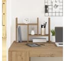 vidaXL Schreibtisch Organizer Artisan-Eiche Holzwerkstoff Modern Bild 1