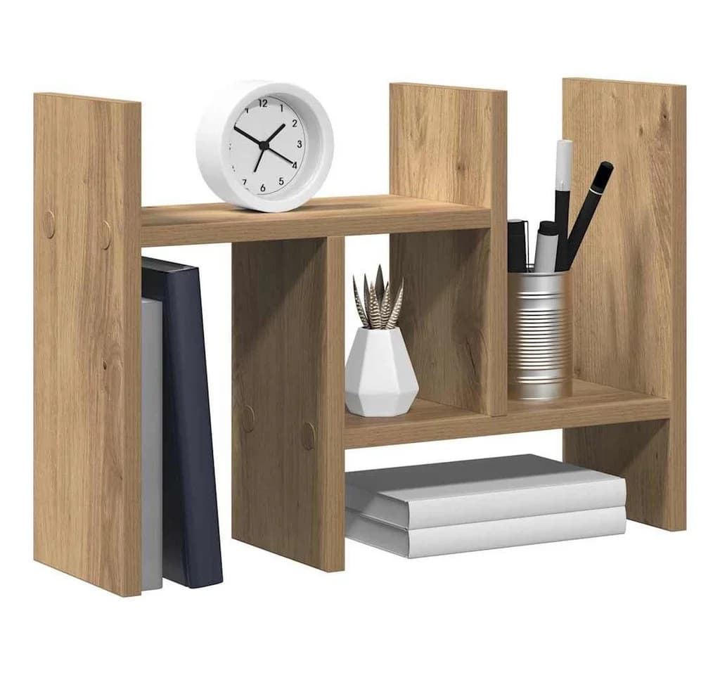 vidaXL Schreibtisch Organizer Artisan-Eiche Holzwerkstoff Modern - Bild 3