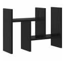 vidaXL Schreibtisch Organizer Schwarz Eichen-Optik Holzwerkstoff Bild 2