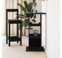 VIDAXL Esstisch Bar Tisch Schwarz Holzwerkstoff Bild 4