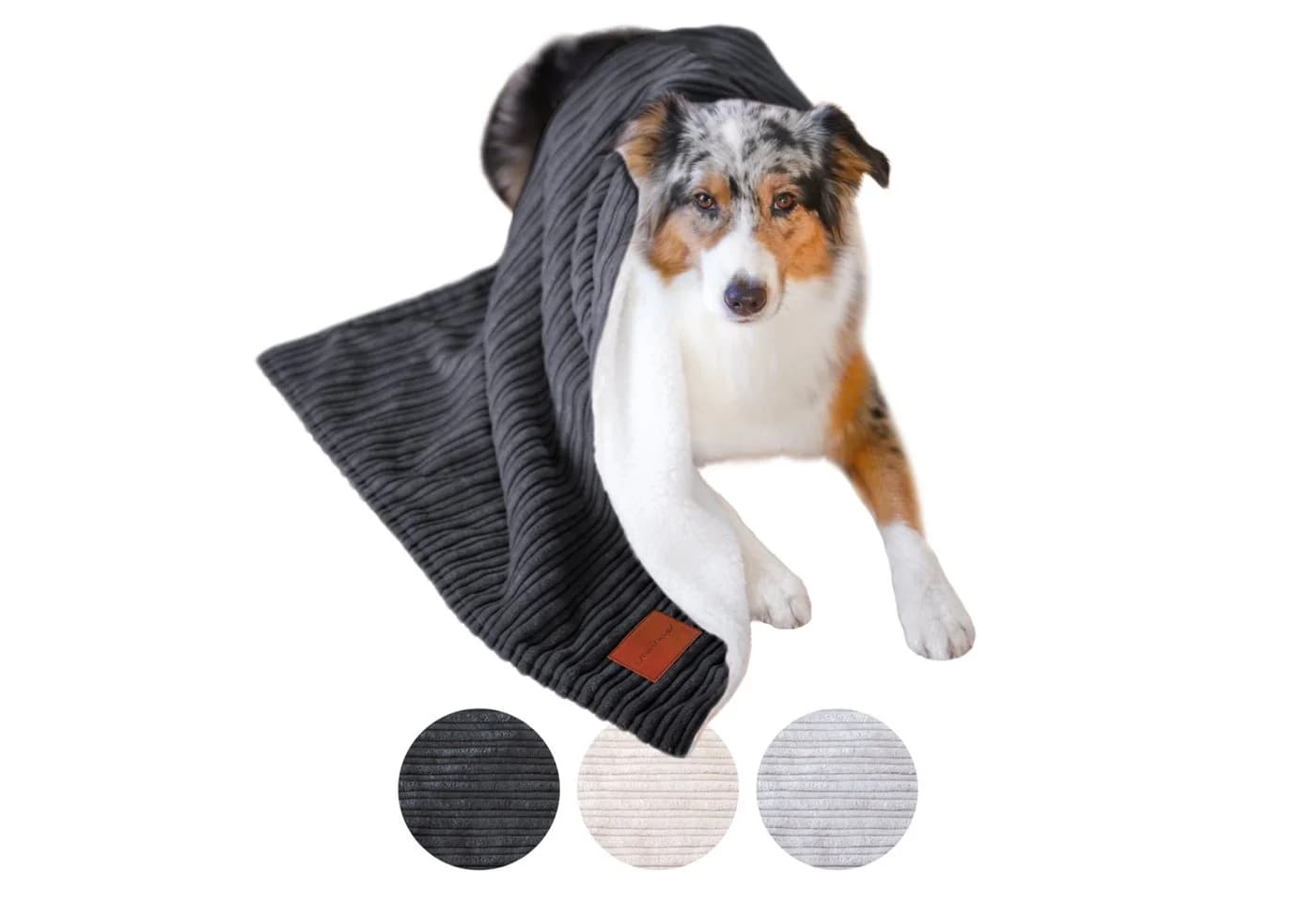 Wahre Tierliebe Tierdecke Premium Kuscheldecke Fluffy Grau - Bild 2