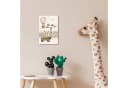 OneMillionCanvasses® Leinwandbild Wilde Tiere Safari Aquarell Bild 4