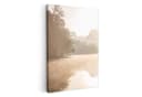 OneMillionCanvasses® Leinwandbild Landschaft Beige mit Holzrahmen Bild 2