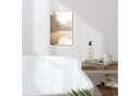OneMillionCanvasses® Leinwandbild Landschaft Beige mit Holzrahmen Bild 3