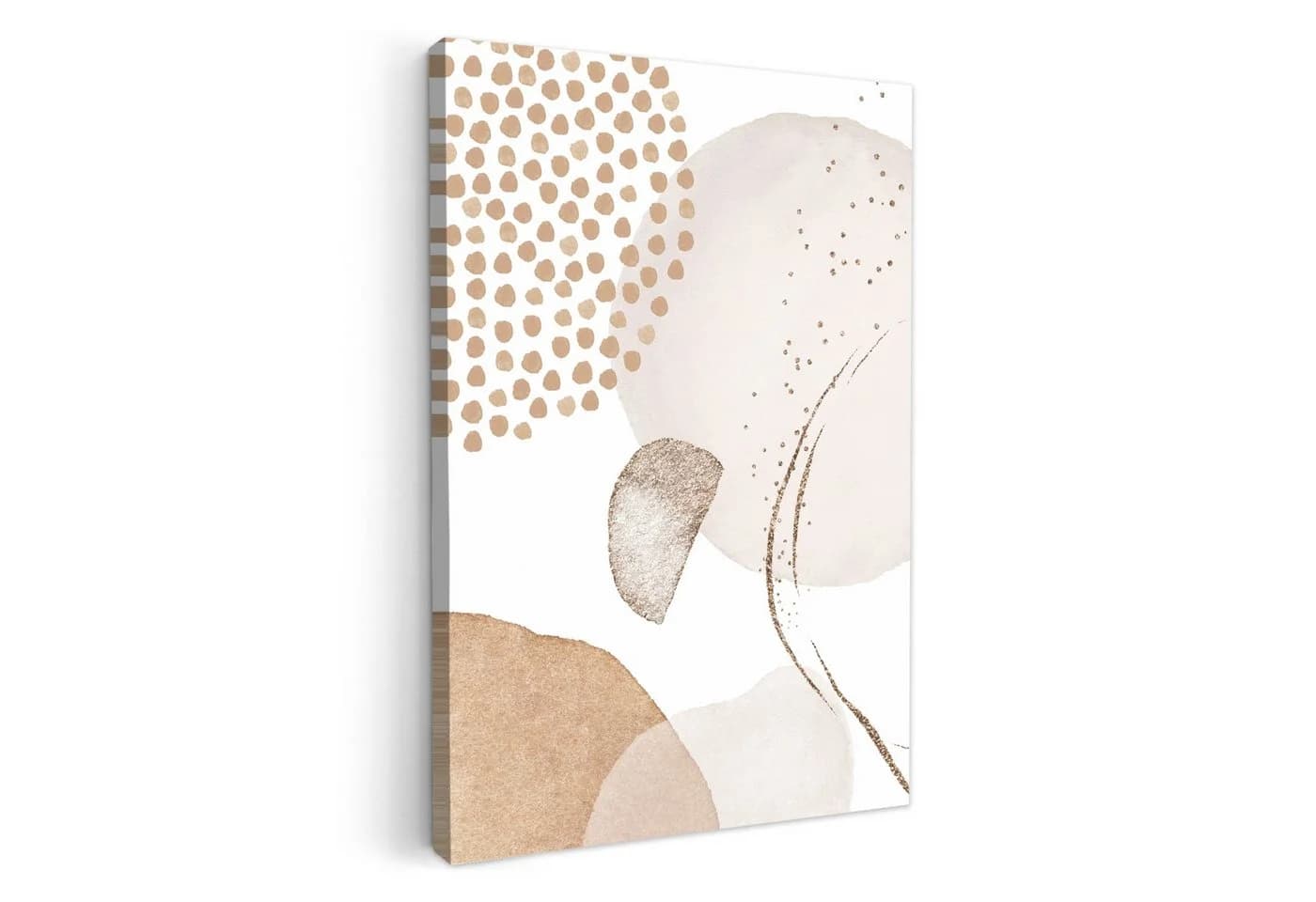 OneMillionCanvasses® Leinwandbild Abstrakt Beige Modern - Bild 2