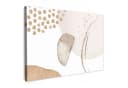 OneMillionCanvasses® Leinwandbild Aquarell - Pastell - Beige - Abstrakt - Modern, Fotodruck Bild 2