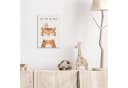 OneMillionCanvasses® Leinwandbild Tiger & Eule Beige Motiv Bild 5