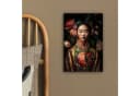 OneMillionCanvasses® Leinwandbild Frau Asiatisch Kimono Blumen Porträt Bild 4