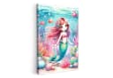 OneMillionCanvasses® Leinwandbild Meerjungfrau Bunt Unterwasser Bild 2