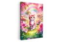 OneMillionCanvasses® Leinwandbild Kätzchen Rosa Fotodruck Bild 2