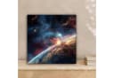 OneMillionCanvasses® Leinwandbild Universum Bunt Weltraum Bild 1