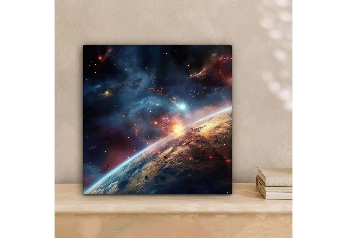OneMillionCanvasses® Leinwandbild Universum Bunt Weltraum