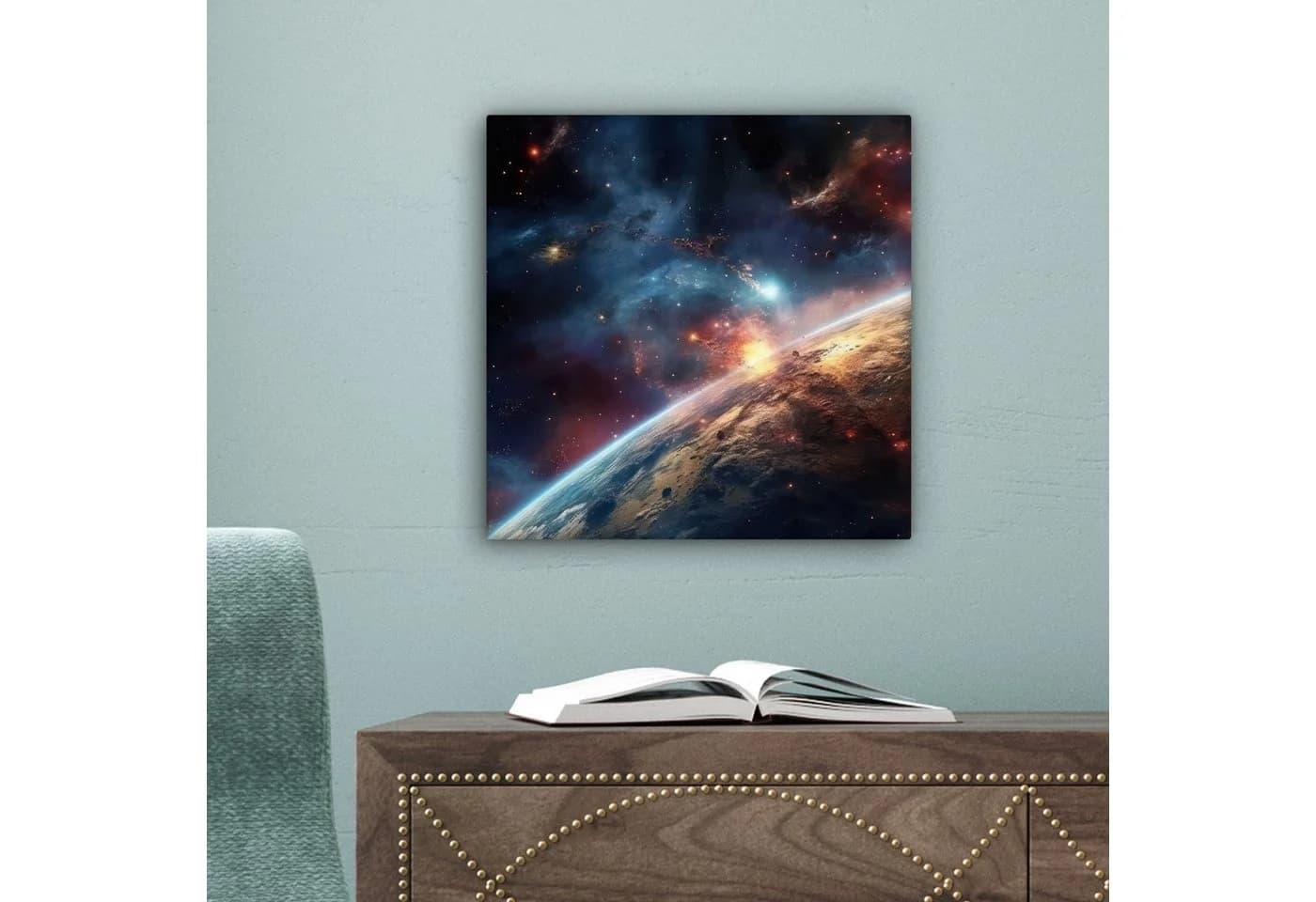 OneMillionCanvasses® Leinwandbild Universum Bunt Weltraum - Bild 5