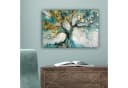 OneMillionCanvasses® Leinwandbild Baum Türkis Gold Modern Bild 5