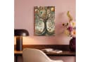 OneMillionCanvasses® Leinwandbild Lebensbaum Abstrakt Modern Beige Gold Blau Bild 4