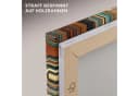 OneMillionCanvasses® Leinwandbild Lebensbaum Abstrakt Modern Beige Gold Blau Bild 5