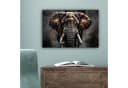 OneMillionCanvasses® Leinwandbild Elefant Aquarell Wanddekoration Bild 5