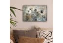 OneMillionCanvasses® Leinwandbild Blumen Pflanzen Grau Abstrakt 30x20 cm Bild 1