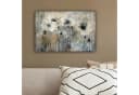 OneMillionCanvasses® Leinwandbild Blumen Pflanzen Grau Abstrakt 30x20 cm Bild 4