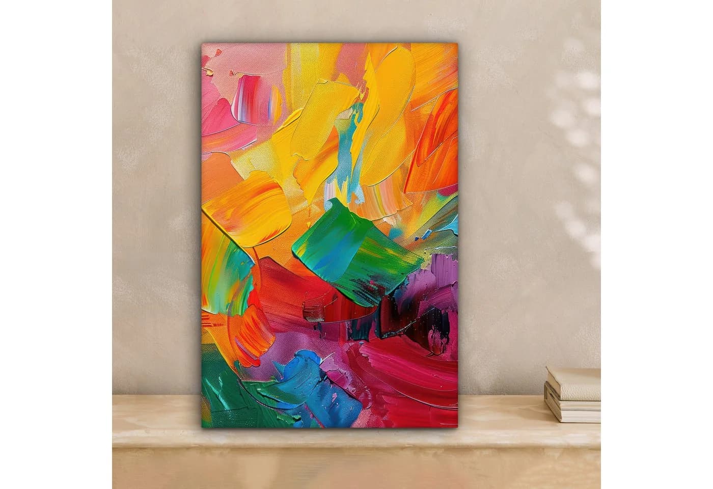 OneMillionCanvasses® Leinwandbild Abstrakt Modern Bunt