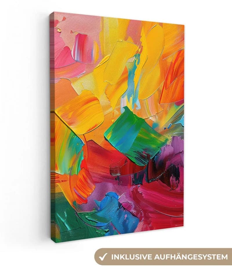 OneMillionCanvasses® Leinwandbild Abstrakt Modern Bunt - Bild 2