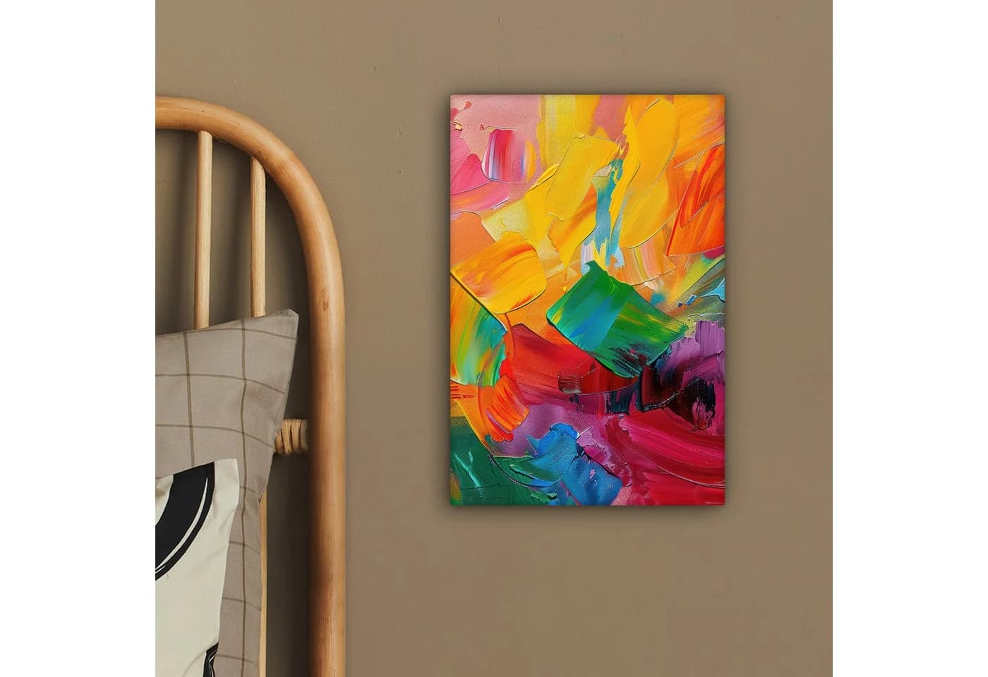 OneMillionCanvasses® Leinwandbild Abstrakt Modern Bunt - Bild 4
