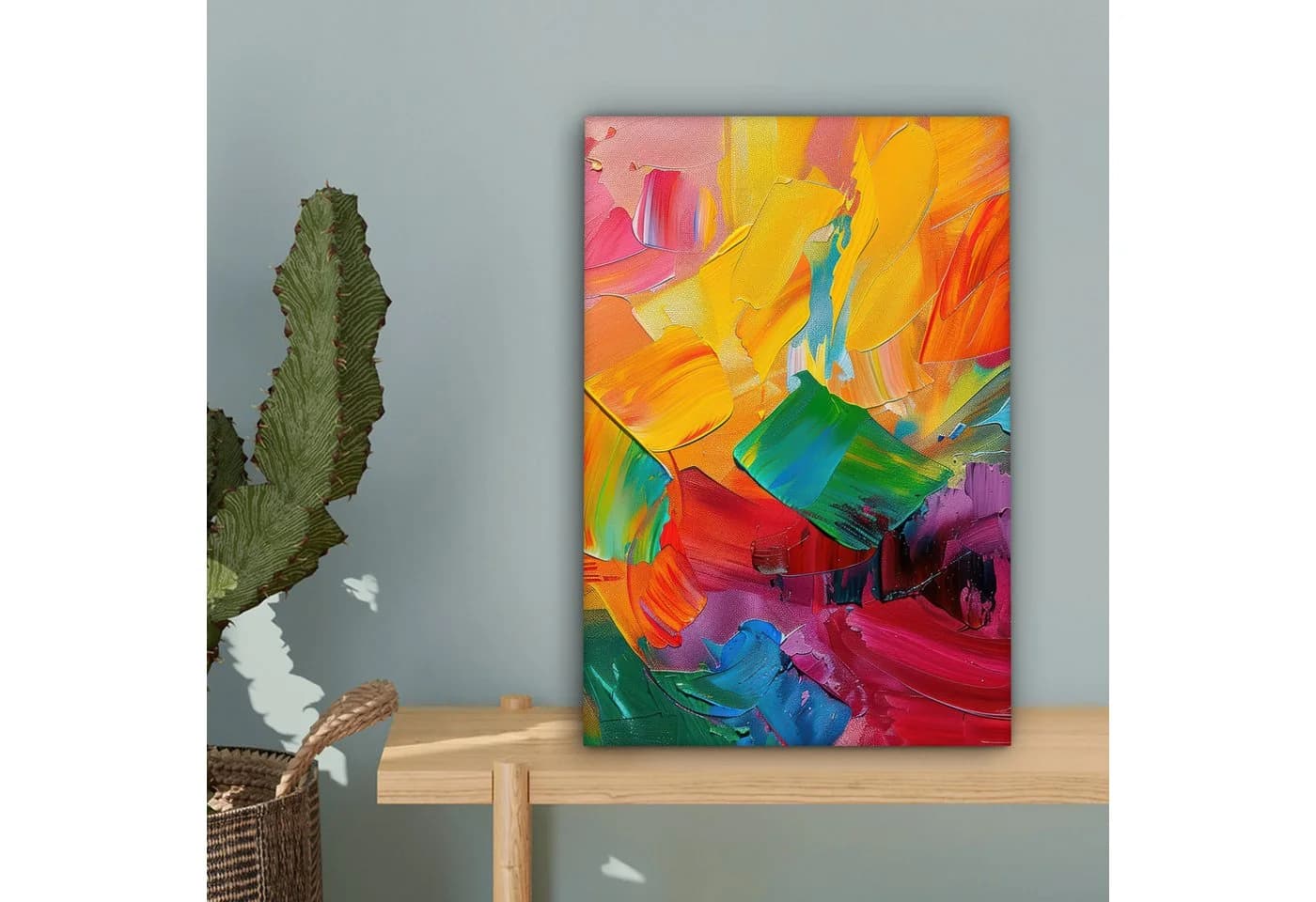 OneMillionCanvasses® Leinwandbild Abstrakt Modern Bunt - Bild 5