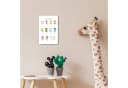OneMillionCanvasses® Leinwandbild Pädagogisch Zählen 1-10 Weiß Bunt Bild 4