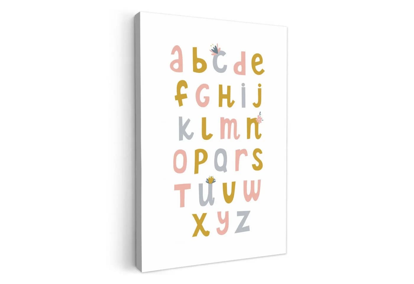 OneMillionCanvasses® Leinwandbild Alphabet Bunt Kinderzimmer Deko - Bild 2